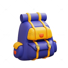 3D春游背包登山包