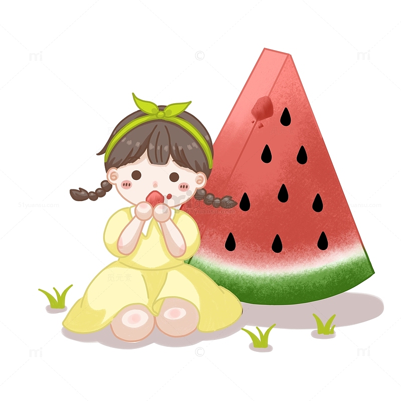 水果系列卡通西瓜
