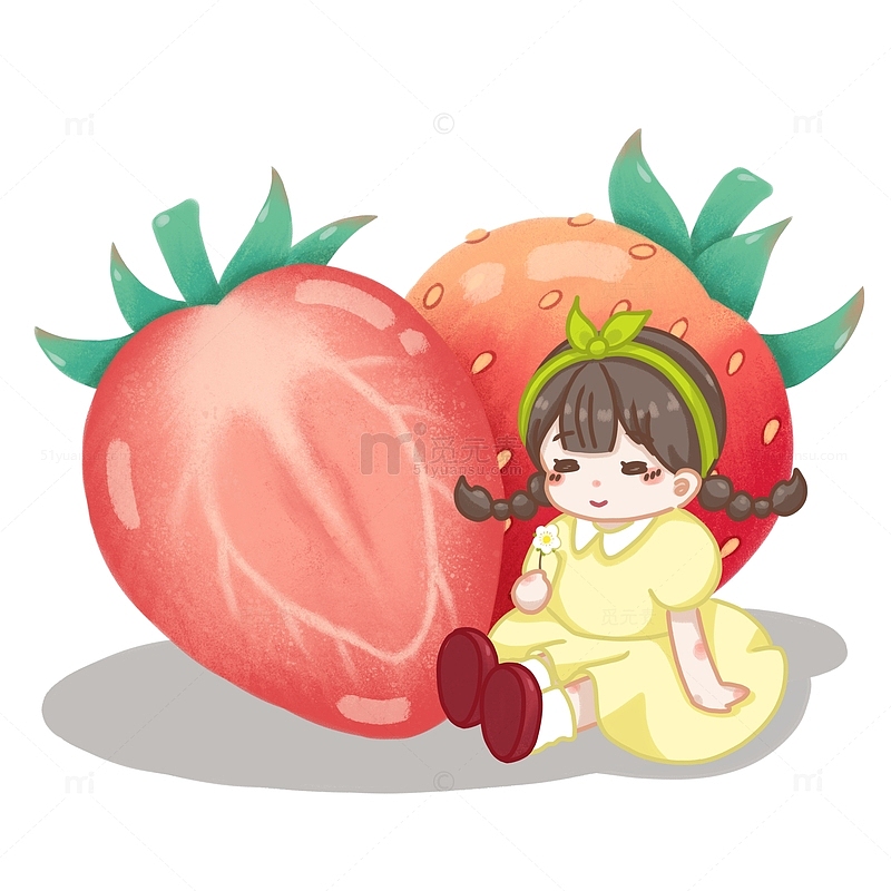 卡通水果系列草莓