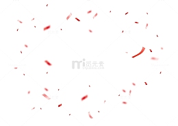 节日彩带丝带飘带漂浮元素