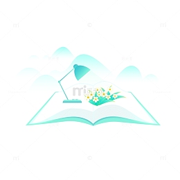 中国风教育培训学习矢量插画