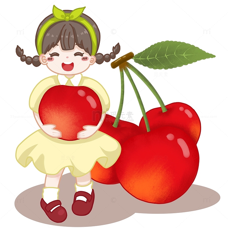 卡通水果系列樱桃