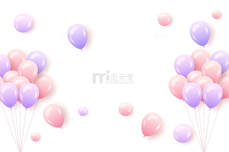 气球彩色气球情人节表白告白节日庆祝