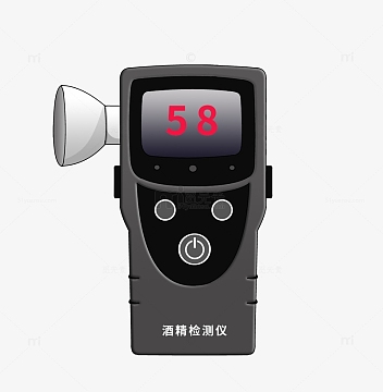 卡通酒精检测仪