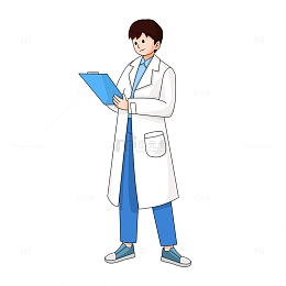 写病历的医护人员