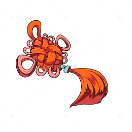 春节中国结手绘