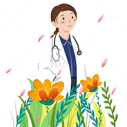 庆祝五一劳动节致敬最美医生护士劳动人物