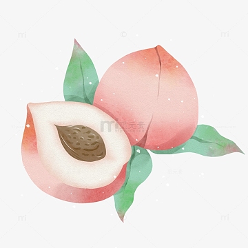 桃插素材_桃插图片元素-觅元素