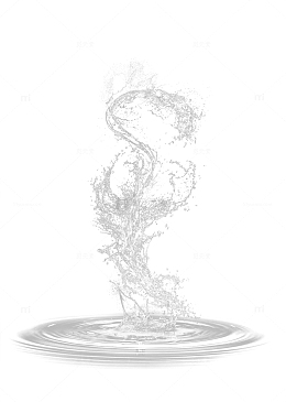 水花溅射升起