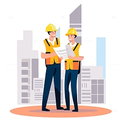 劳动节青年节劳动工人人物元素