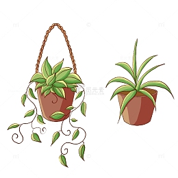 简约装饰盆栽