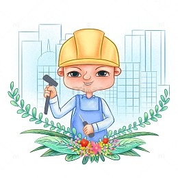 光荣劳动者工人叔叔