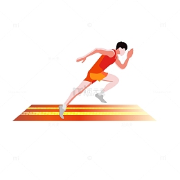 亚运会田径赛跑运动员