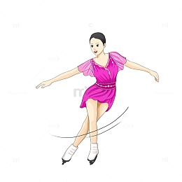 亚运会花式滑冰运动员表演服女生滑冰