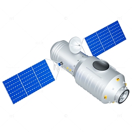 3d立体卫星模型
