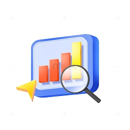 2.5D大数据分析图标