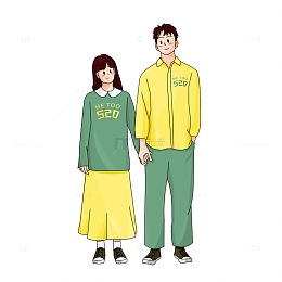 520手牵手情侣男女朋友