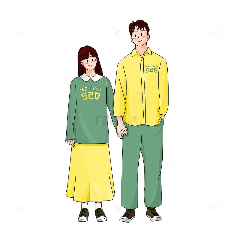 520手牵手情侣男女朋友