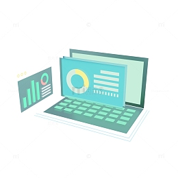 互联网科技计算机数据信息图标