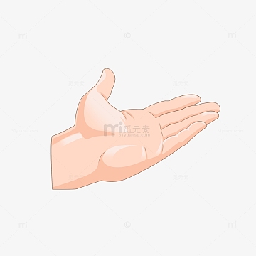 手绘掌素材_手绘掌图片元素-觅元素