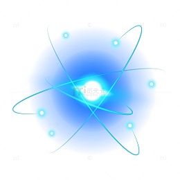 蓝色科技可视化线条矢量元素