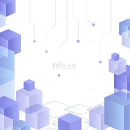 科技蓝紫渐变几何菱形装饰纹理