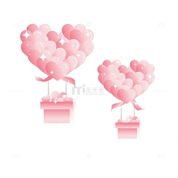 520情人母亲浪漫粉色梦幻告白爱心热气球