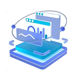 3D立体科技人工智能数据