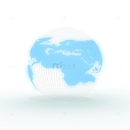 三维立体3d信息数据可视化地球网络