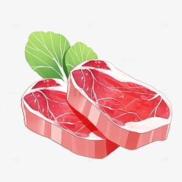 猪肉食物png元素