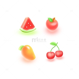 可爱水果图标