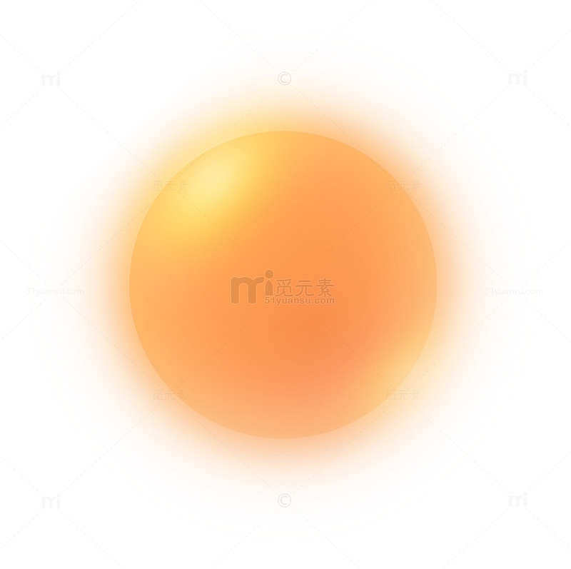 太阳日出插画手绘元素