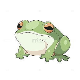 青蛙手绘素材