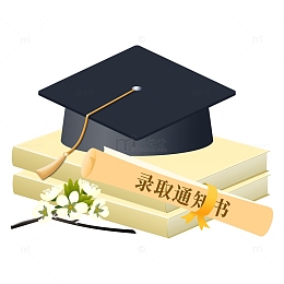 高考素材元素书帽子花录取