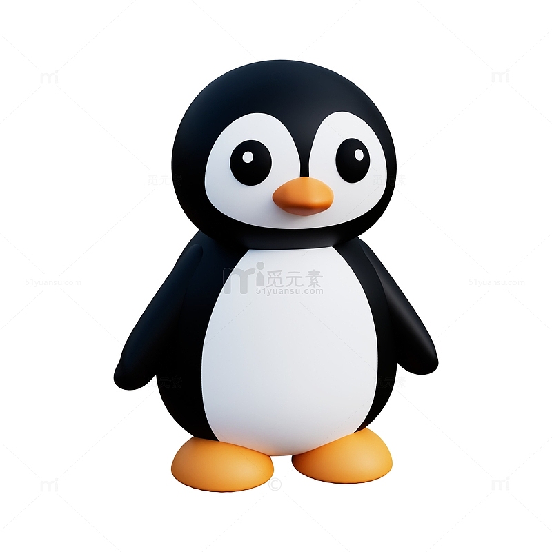 3D卡通动物企鹅