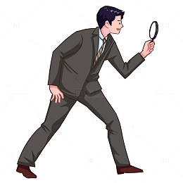 员工侦探放大镜看数据