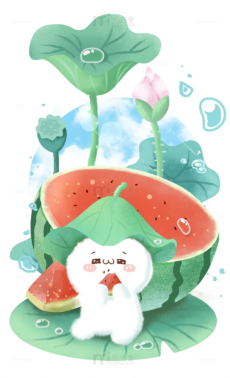 夏日里吃西瓜