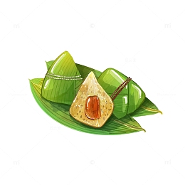端午节粽子粽叶元素