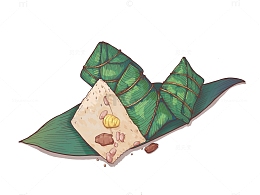 端午节 粽子 插画 元素
