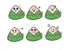 端午节粽子拟人表情包组合