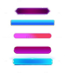 618霓虹灯科技感促销边框文本标题框素材