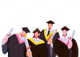 毕业季学生合照