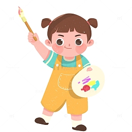 画画兴趣班招生儿童插画