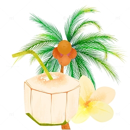夏日插画元素