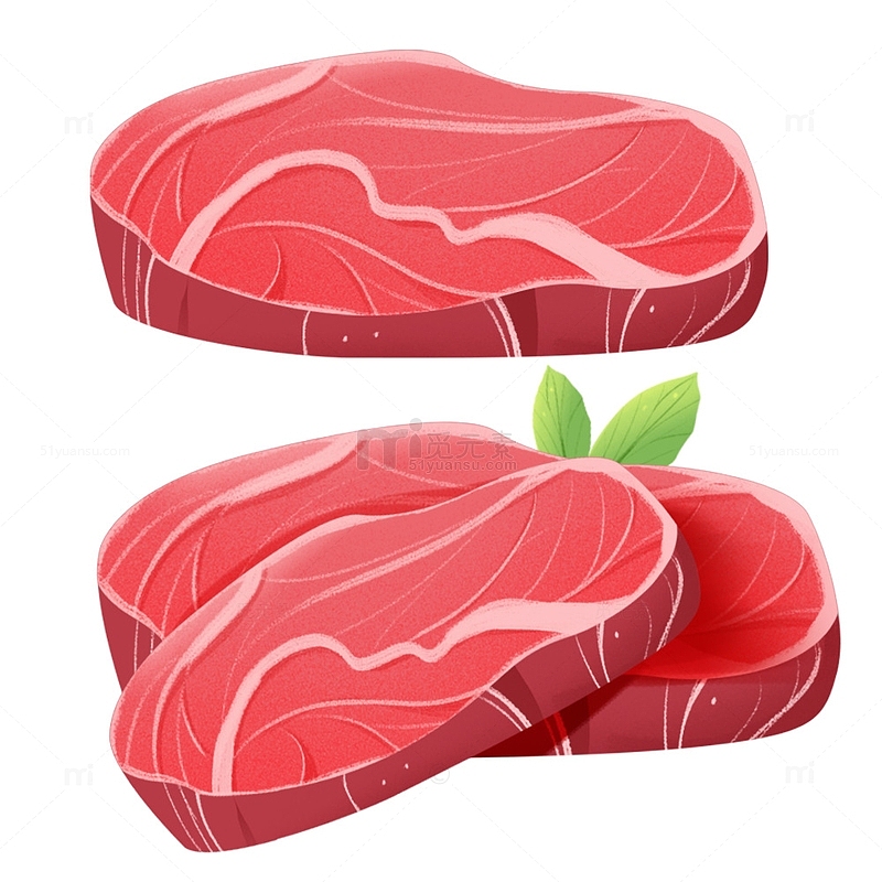 新鲜食物猪肉食物元素