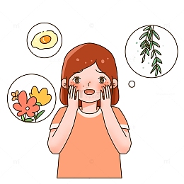 脸部粉刺过敏刺挠