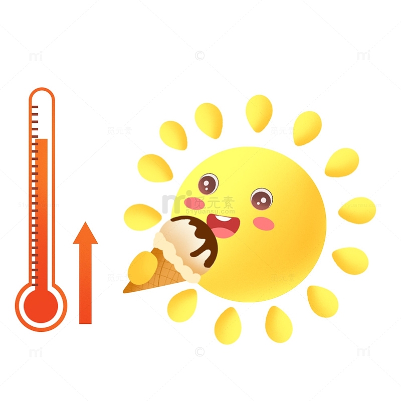 夏天高温天气太阳温度上升高温预警