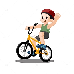 儿童暑假运动骑行