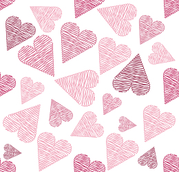 手绘涂鸦线条爱心