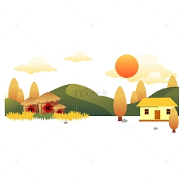 秋天场景小元素